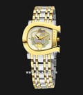 Aigner Genua Due A31654B Ladies Mother Of Pearl Dial Gold Plated Strap-0