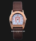 Aigner Asti Due A32205A Ladies Mother of Pearl Dial Brown Leather Strap + Extra Strap-0