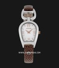 Aigner Arte III A32242 Ladies Mother of Pearl Dial Brown Leather Strap + Extra Blue Leather Strap-0