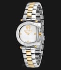 Aigner Arco A34213 Ladies White Pattern Dial Dual Tone Stainless Steel-0