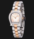 Aigner Varese A45611 Ladies White Dial Dual Tone Stainless Steel Strap-0