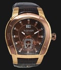 Aigner Palermo A58104 Men Brown Dial Brown Leather Strap-0