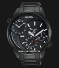 Alba A2A001X1 Men Black Dial Black Stainless Steel-0