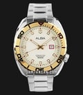 Alba Active AG8H44X1 Men Light Yellow Dial Stainless Steel Strap-0