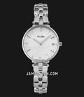 Alba AG8J51X1 Ladies White Mother of Pearl Dial Stainless Steel Strap-0