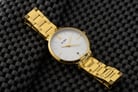Alba Fashion AG8J60X1 Ladies Silver Dial Gold Stainless Steel Strap-4
