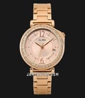 Alba Sign A AG8K06X1 Rose Gold Dial Rose Gold Stainless Steel Strap-0