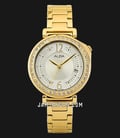 Alba Fashion AG8K08X1 Gold Dial Gold Stainless Steel Strap-0