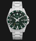Alba Active AG8L87X1 Men Green Patterned Dial Stainless Steel Strap-0