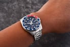 Alba Active AG8L89X1 Men Blue Patterned Dial Stainless Steel Strap-8