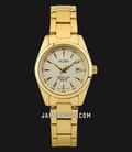 Alba Fashion AH7A22X1 Ladies Gold Dial Gold Stainless Steel Strap-0