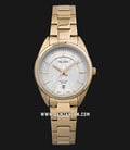 Alba AH7BL6X1 Ladies Silver Dial Gold Stainless Steel Strap-0