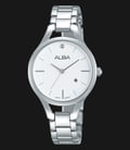 Alba AH7F23X1 White Dial Stainless Steel Bracelet-0