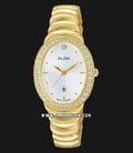 Alba AH7L42X1 White Dial Gold Stainless Steel-0