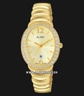 Alba AH7L44X1 Light Gold Dial Gold Stainless Steel-0