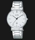Alba AH7M35X1 Ladies White Dial Stainless Steel-0