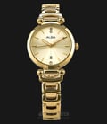 Alba AH7M64X1 Ladies Champagne Dial Gold Stainless Steel Strap-0