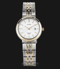 Alba AH7N46X1 Ladies White Dial Sapphire Crystal Dual-tone Stainless Steel Watch-0