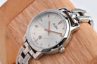 Alba Fashion AH7P55X1 Ladies Silver White Patterned Dial Stainless Steel Strap-4