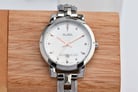Alba Fashion AH7P55X1 Ladies Silver White Patterned Dial Stainless Steel Strap-5
