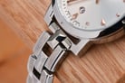 Alba Fashion AH7P55X1 Ladies Silver White Patterned Dial Stainless Steel Strap-10