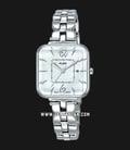 Alba Fashion AH7R69X1 Ladies White Mother of Pearl Dial Stainless Steel Strap-0