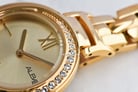 Alba Fashion AH7R76X1 Ladies Light Champagne Dial Gold Stainless Steel Strap-7