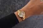 Alba Fashion AH7R76X1 Ladies Light Champagne Dial Gold Stainless Steel Strap-11