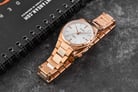 Alba AH7S36X1 Ladies Silver Dial Rose Gold Stainless Steel Strap-6