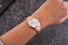Alba AH7S36X1 Ladies Silver Dial Rose Gold Stainless Steel Strap-7
