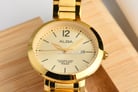 Alba Fashion AH7S92X1 Ladies Gold Dial Gold Stainless Steel Strap-5