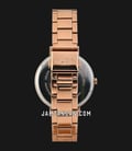 Alba Fashion AH7T22X1 Ladies Silver Dial Rose Gold Stainless Steel Strap-2