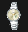 Alba AH8497X1 Ladies Champagne Dial Stainless Steel Strap-0