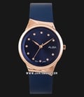 Alba AH8622X1 Ladies Blue Dial Blue Leather Strap-0