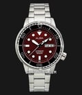 Alba Active AL4263X1 Automatic Man Red Dial Stainless Steel Strap-0