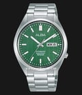 Alba Mechanical AL4319X1 Automatic Men Green Patterned Dial Stainless Steel Strap-0