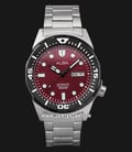 Alba AL4417X1 Automatic Men Red Dial Stainless Steel Strap-0