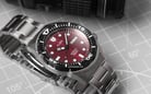 Alba AL4417X1 Automatic Men Red Dial Stainless Steel Strap-4