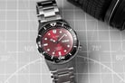 Alba AL4417X1 Automatic Men Red Dial Stainless Steel Strap-5