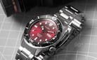 Alba AL4417X1 Automatic Men Red Dial Stainless Steel Strap-7