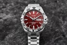 Alba AL4429X1 Automatic Men Red Dial Stainless Steel Strap-5