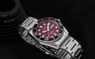 Alba AL4431X1 Automatic Men Red Dial Stainless Steel Strap-4