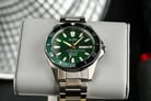 Alba Mechanical AL4449X1 Automatic Men Green Patterned Dial Stainless Steel Strap-5