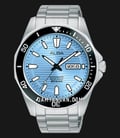 Alba Mechanical AL4459X1 Automatic Men Ice Blue Patterned Dial Stainless Steel Strap-0