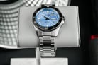 Alba Mechanical AL4459X1 Automatic Men Ice Blue Patterned Dial Stainless Steel Strap-6