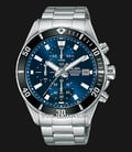 Alba Active AM3809X1 Chronograph Men Blue Dial Stainless Steel Strap-0
