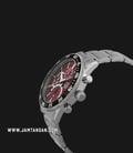 Alba AM3919X1 Chronograph Men Red Dial Stainless Steel Strap-1