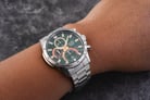 Alba Active AM3965X1 Chronograph Men Green Dial Stainless Steel Strap-8