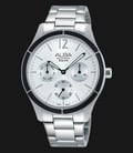 Alba AP6329X1 Day and Date Silver Dial Stainless Steel Bracelet-0