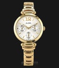 Alba AP6544X1 Ladies Silver Dial Gold Stainless Steel Strap-0